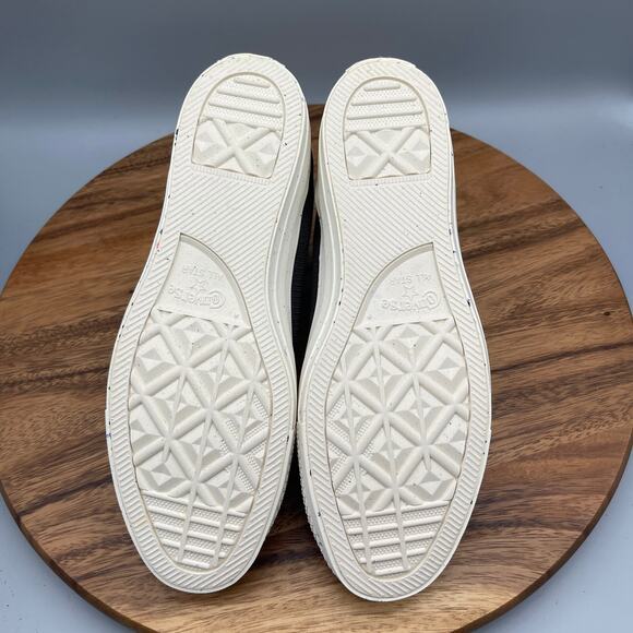 Converse All Star Chuck Taylor Hi Shoes Mens 8.5 Black Skate Casual Sneakers EUC - Picture 7 of 8